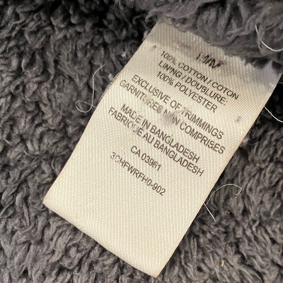 Teen boy medium size Black /White Plaid Hooded Jacket ( or fits women’s small) - Picture 3 of 13